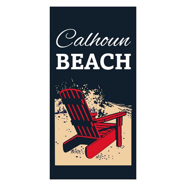 Beach Chair - Pole Banner