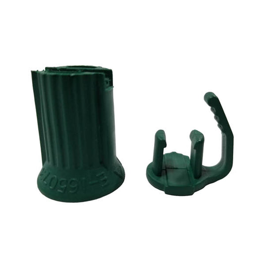 C9 Socket - Green - 18 Gauge Wire