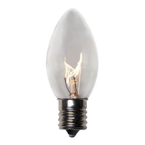 Transparent Clear C9 Incandescent Christmas Light Bulbs