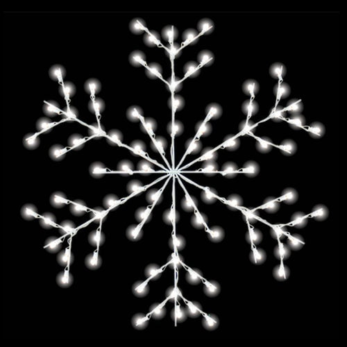 Fancy Forked Snowflake - Ground Mount Christmas Decoration