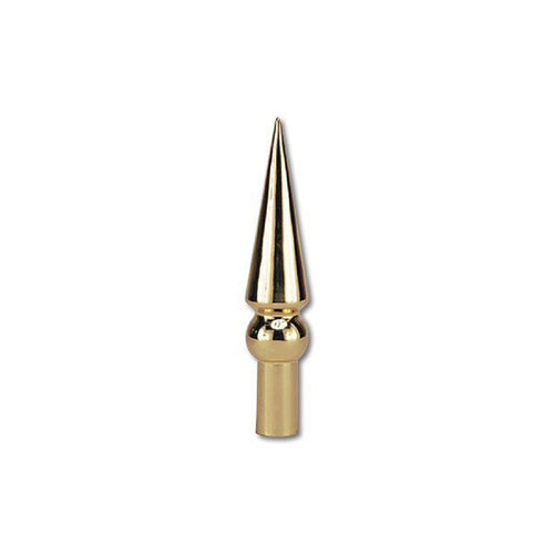 Flagpole Ornament - Plastic - Round Spear