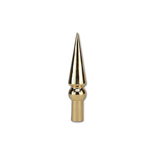 Flagpole Ornament - Plastic - Round Spear