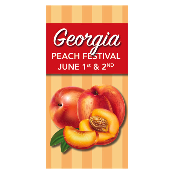 Peach Festival - Pole Banner