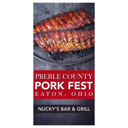 Pork Fest - Pole Banner