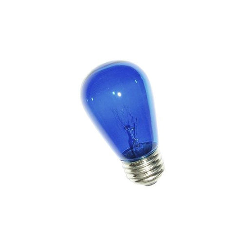 Blue S14 Transparent Incandescent Sign Bulb
