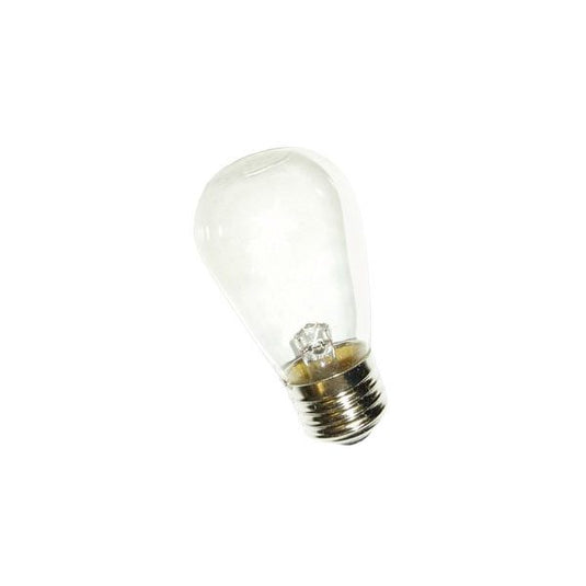 S14 Cool White Transparent LED Bulb