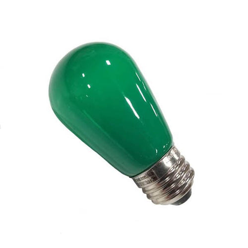 Green S14 Ceramic LED Sign Bulb