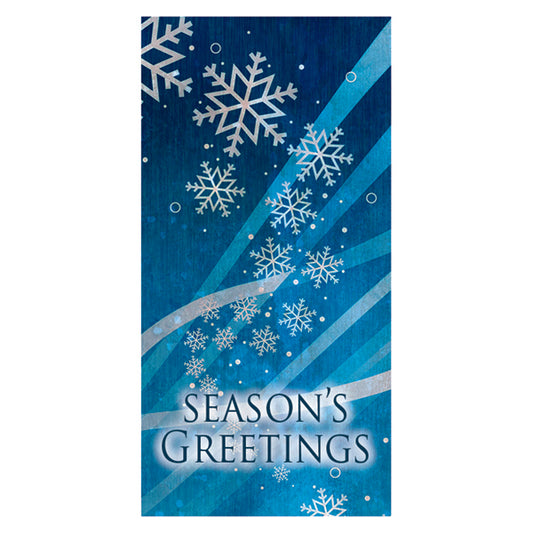 Snowflakes Falling - Pole Banner