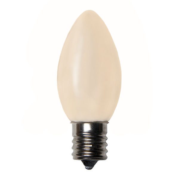 Transparent Warm White C9 LED Christmas Light Bulbs