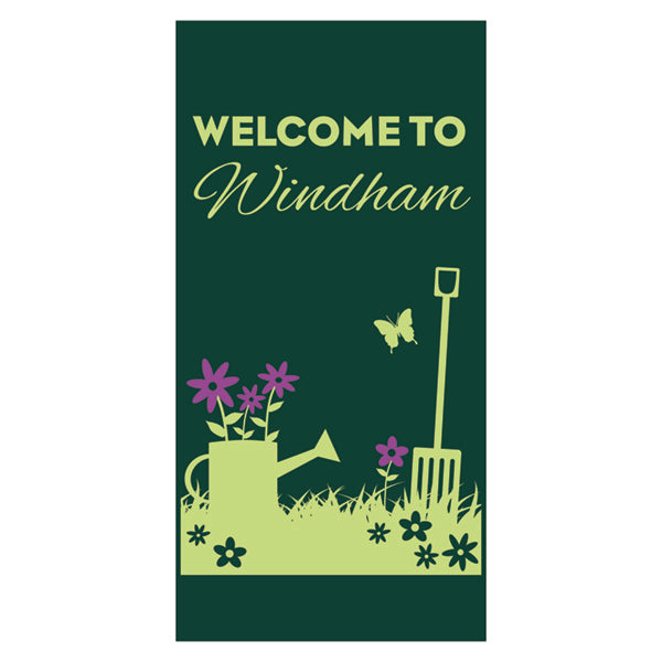 Watering Can - Pole Banner