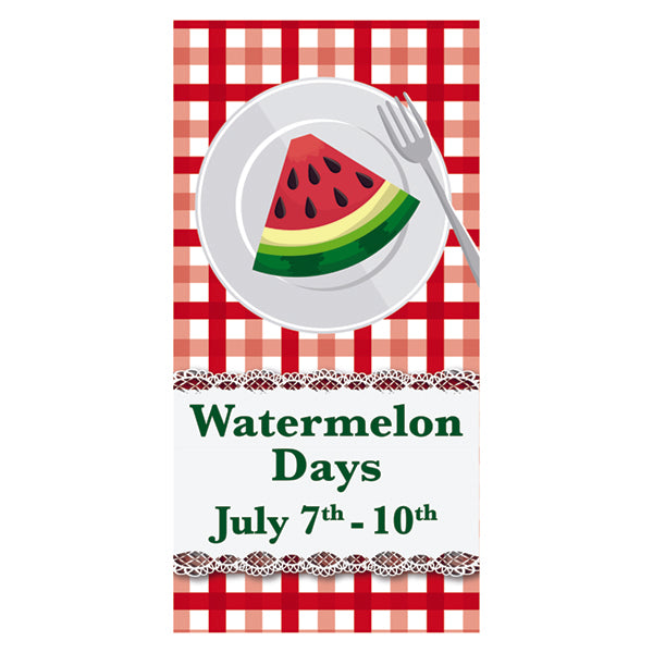 Watermelon Festival - Pole Banner