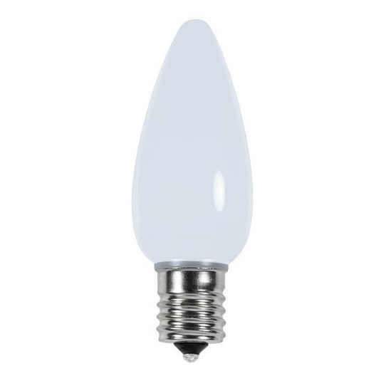 Ceramic White C9 LED Christmas Light Bulbs