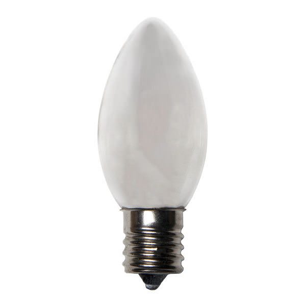 Transparent Cool White C9 LED Christmas Light Bulbs